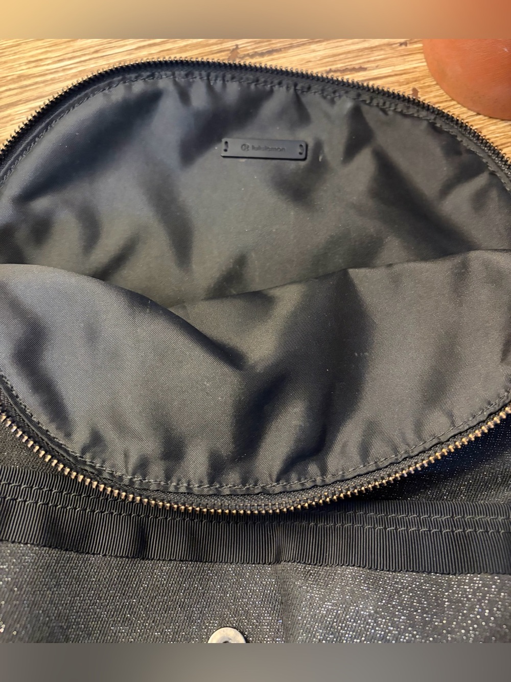 Lululemon Black Sparkle Festival Bag - Picture 5 of 6